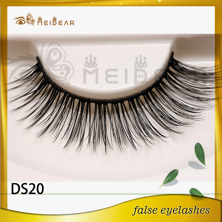 Factory supply private label 3d silk eye lashes 